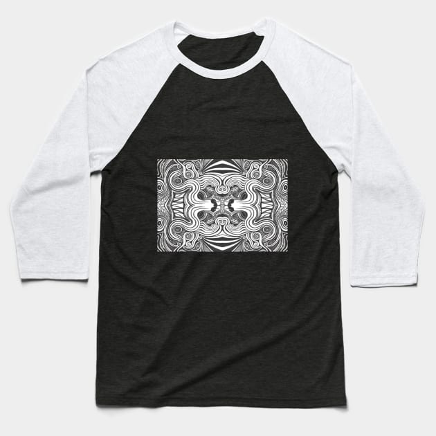 Taurus Tribal 2 Baseball T-Shirt by RoBitStudio